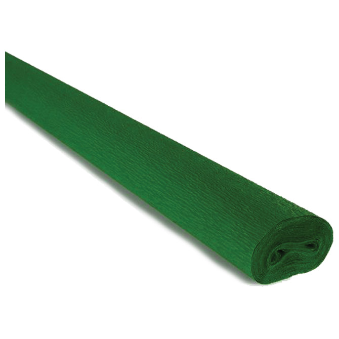 000000633 Papir krep 40g 50x250 cm Cartotecnica Rossi 238 tamnozeleni - Slika 1