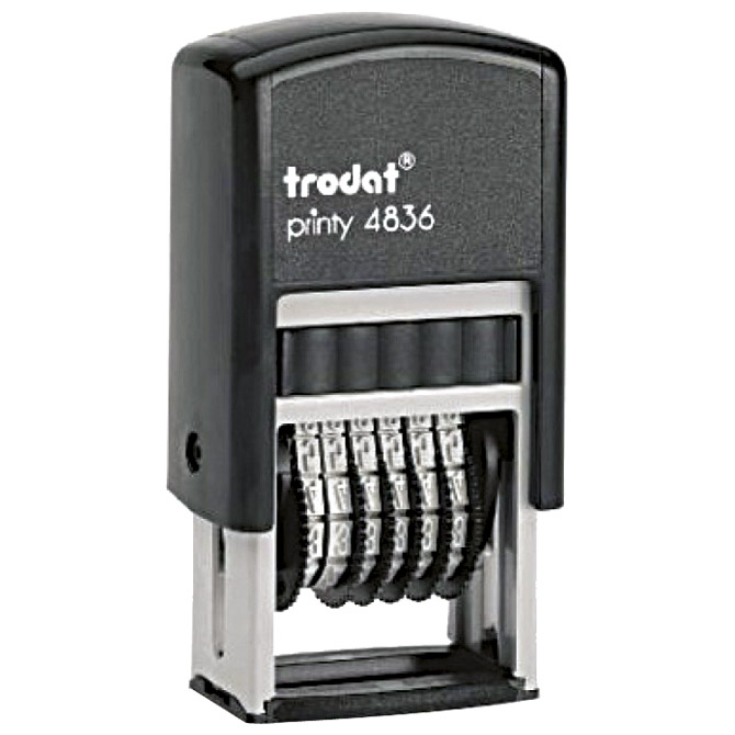 000000913 Numerator 6mjesta H-3 mm Trodat 4836 - Slika 1