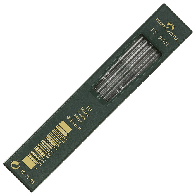 000001327 Mine 2,0 mm B 1tuba Faber-Castell TK 9071 - Slika 1