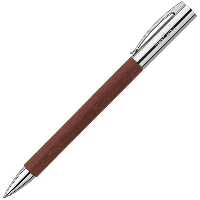 000001535 Olovka kemijska drveno tijelo (drvo kruške) Ambition Faber-Castell 148131 smeđa-SELECTIVE - Slika 1