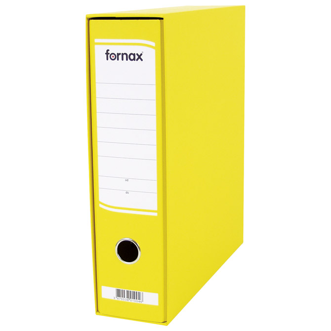 000010776 Registrator A4 široki u kutiji Fornax žuti - Image 1