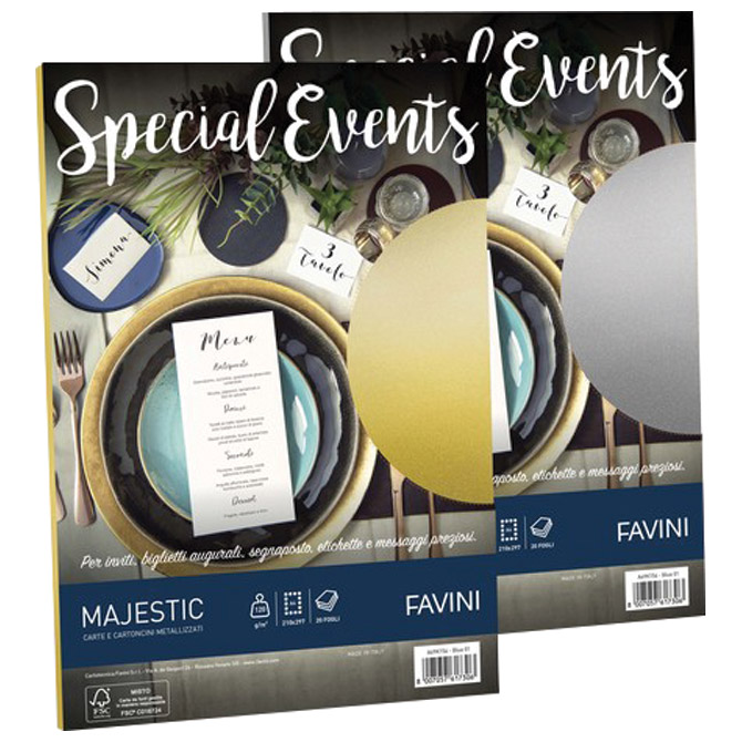 000011357 Papir ILK Special Events A4 120g pk20 Favini zlatni - Image 1