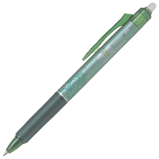 000038072 Roler gel 0,5 mm Frixion ball clicker piši-briši Pilot BLRT-FR5-G zeleni - Image 1