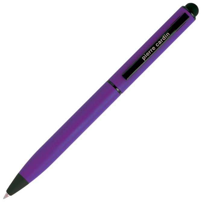 000041833 Olovka kemijska metalna gumirana+touch pen Celebration Pierre Cardin B0101704IP3 ljubičasta - Image 1