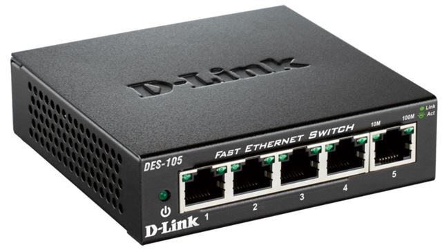 0431116_big D-Link switch neupravljivi,DES-105/E (metalno kućište) - Image 1