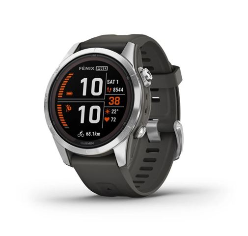 0001310474_big Garmin fenix 7S PRO SOLAR Silver SS - Slika 1