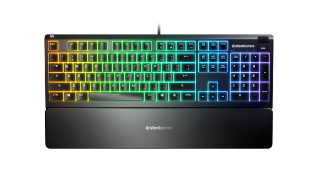 0161432_big Žična tipkovnica SteelSeries Apex 3 - US - Slika 1