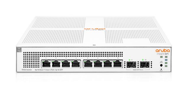 0389733_big HPE SWITCH ARUBA INSTANT ON 1930 8G 2SFP POE 124W - Image 1
