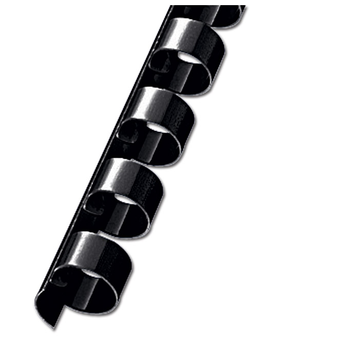 000001135 Spirala plastična fi-19 mm pk100 Fornax crna - Slika 1