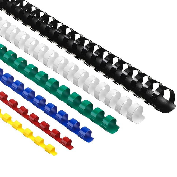 000001141 Spirala plastična fi-25 mm pk50 Fornax bijela - Slika 1