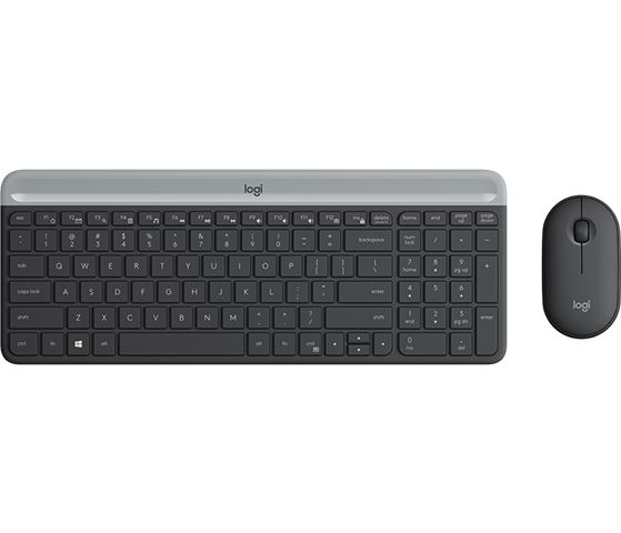 0001184216_big Bežični desktop komplet MK470 Slim Wireless crna - Slika 1